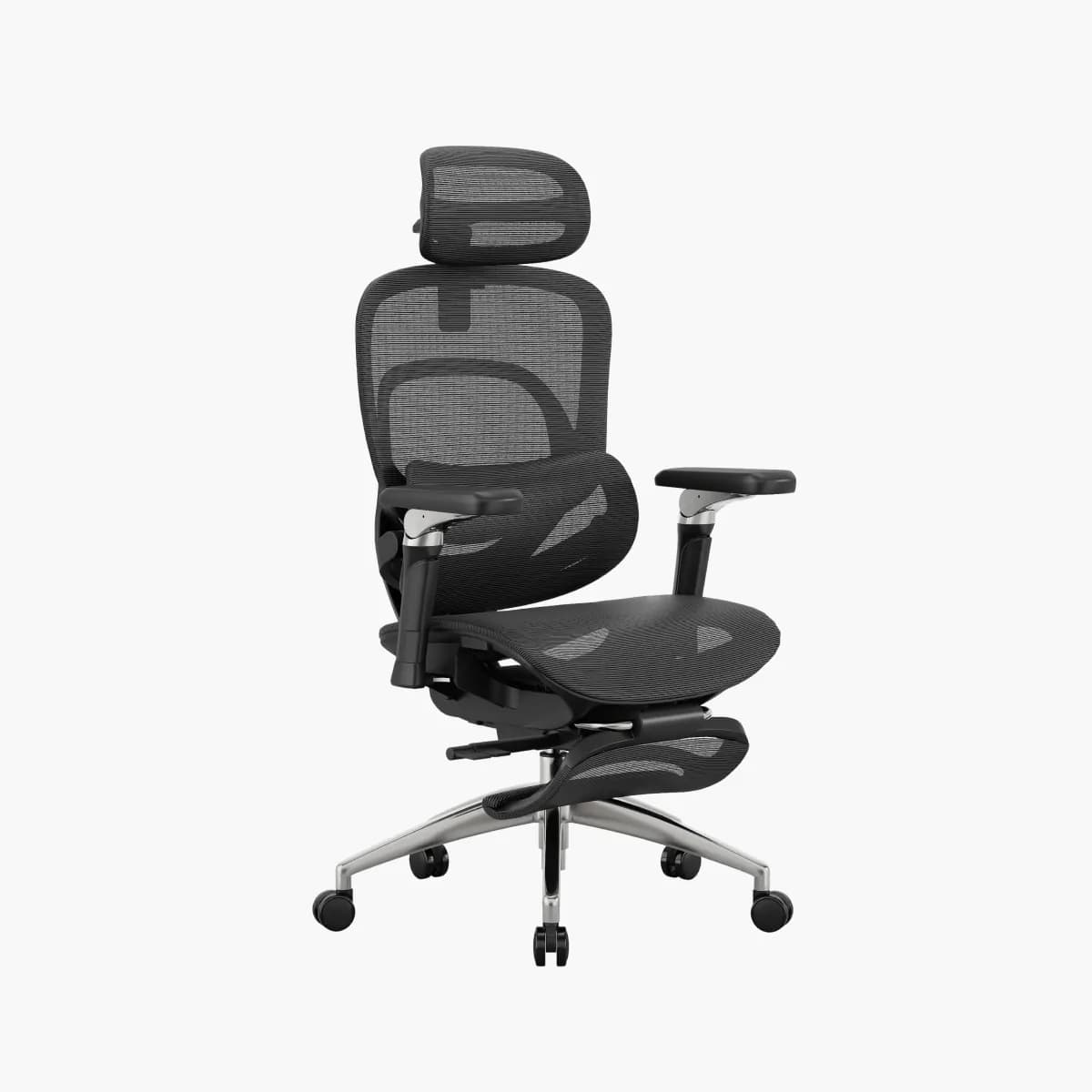 Adaptive Bionic Mesh Task Chair featuring 6D Aluminum Armrests & Seat Slider