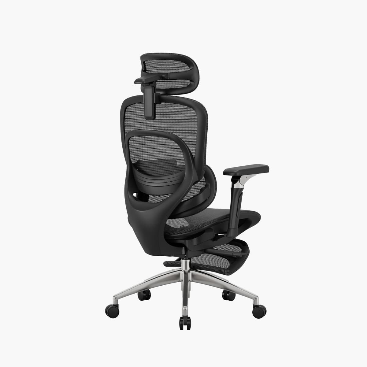 Adaptive Bionic Mesh Task Chair featuring 6D Aluminum Armrests & Seat Slider