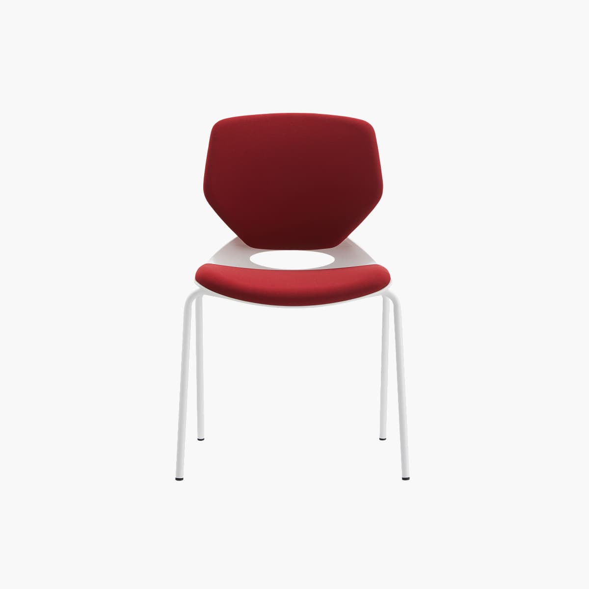 Modern PP Chair with Fiber-Reinforced One-Piece Back