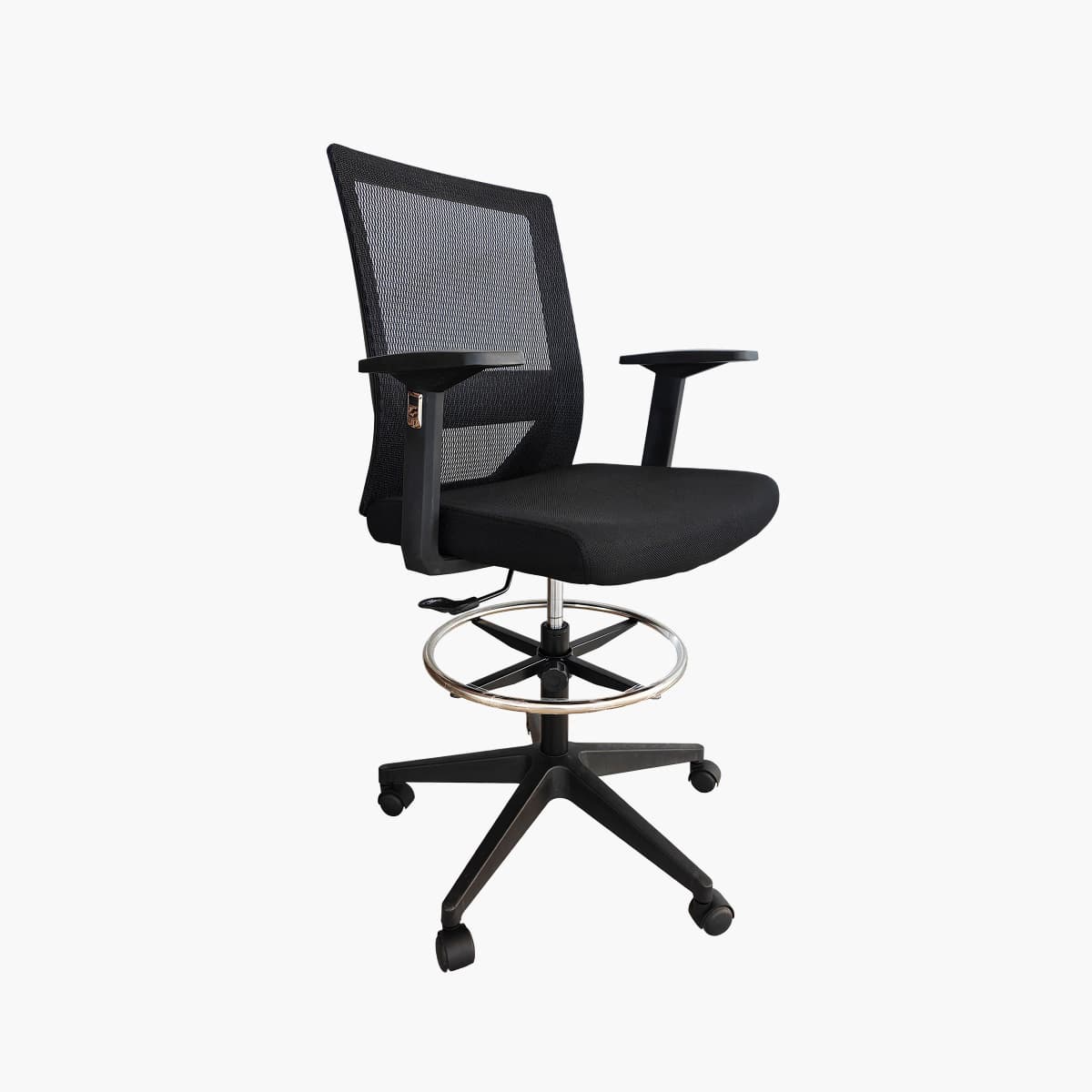 Ergonomic Drafting Chair with Footring