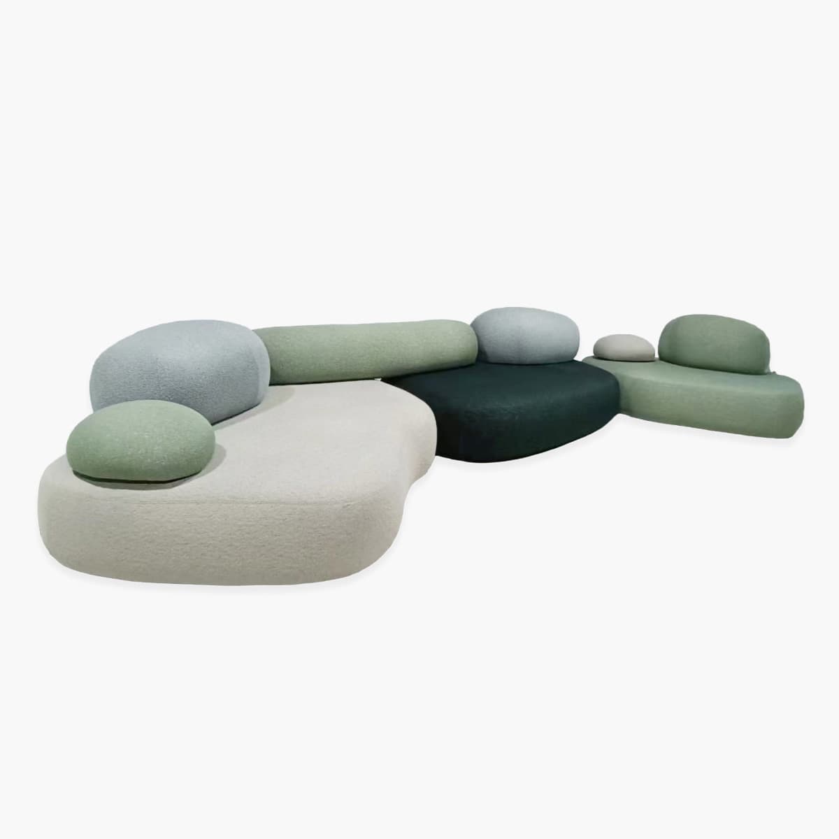 Creative Sofa Design In The Shape Of Pebbles