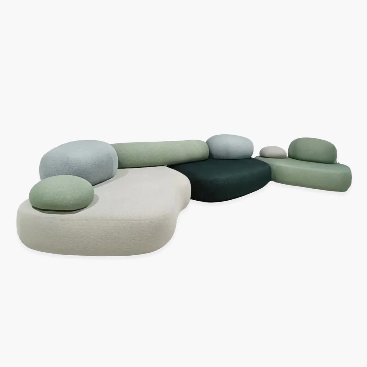 Creative Sofa Design In The Shape Of Pebbles