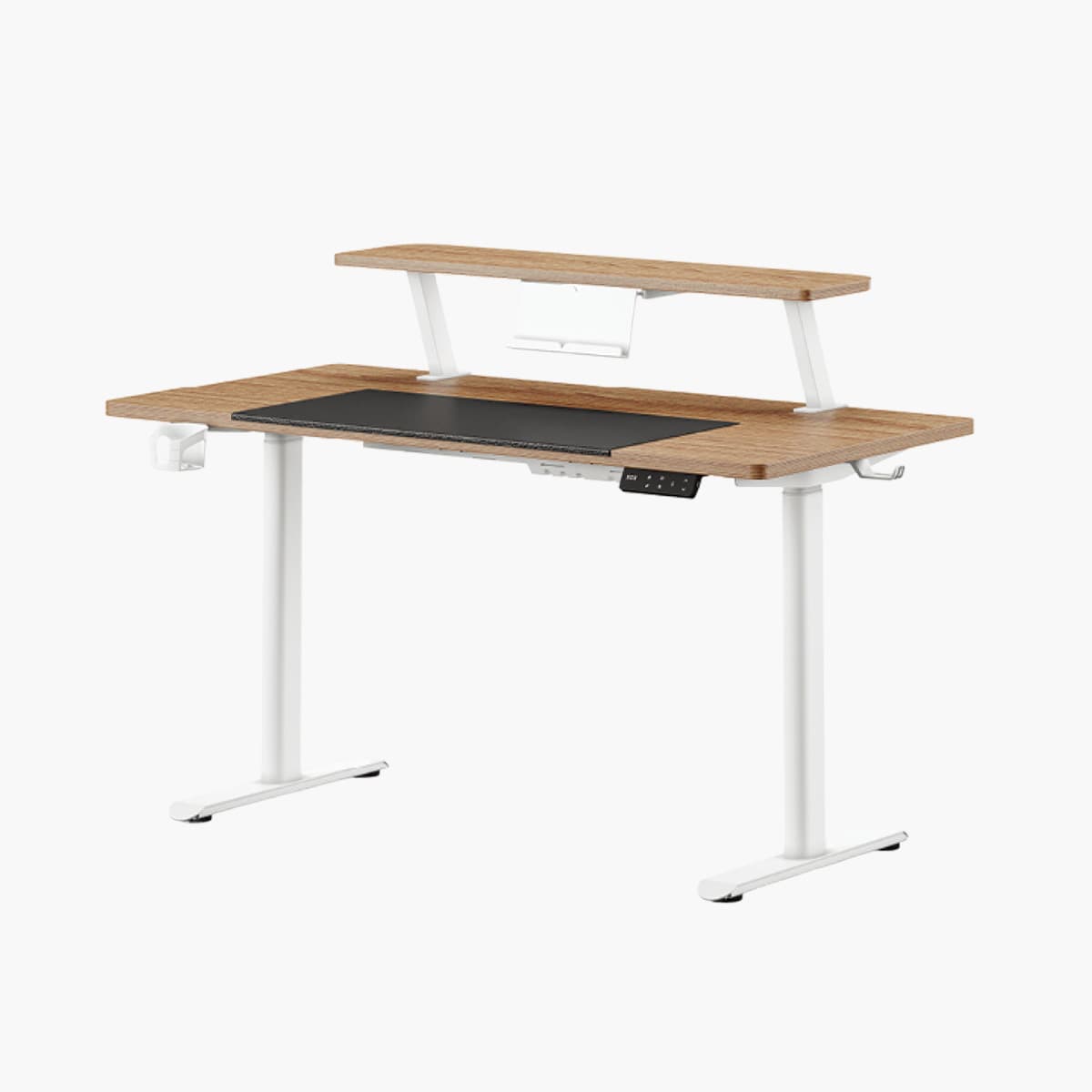 Modern Dual-Tier Electric Standing Desk