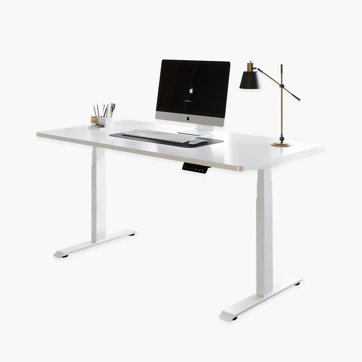 Minimalist Electric Standing Desk Silent Motor & Ergonomic Frame for Home Office
