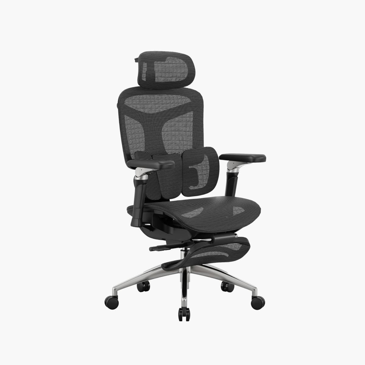 Dynamic Dual-Zone Lumbar Ergonomic Chair