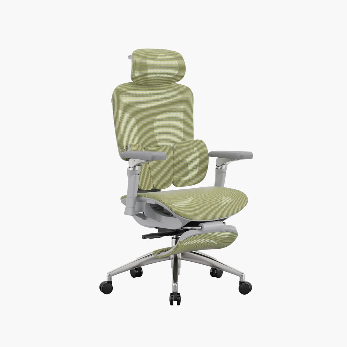 Dynamic Dual-Zone Lumbar Ergonomic Chair