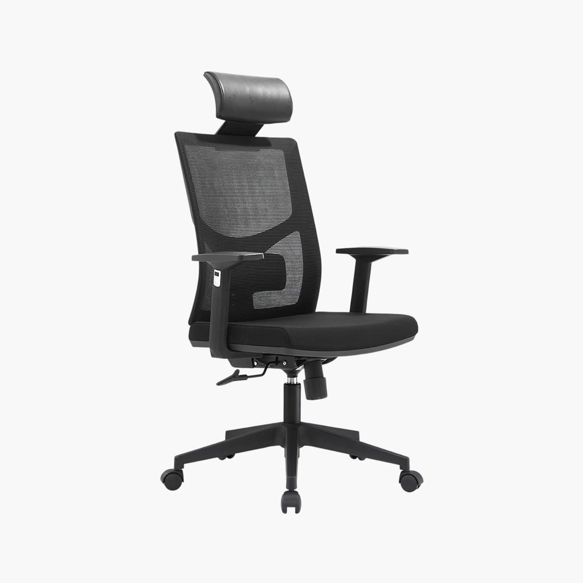 Ergonomic Office Chair with Stretchable Footrest, Multi-Function Infinite Tilt Lock