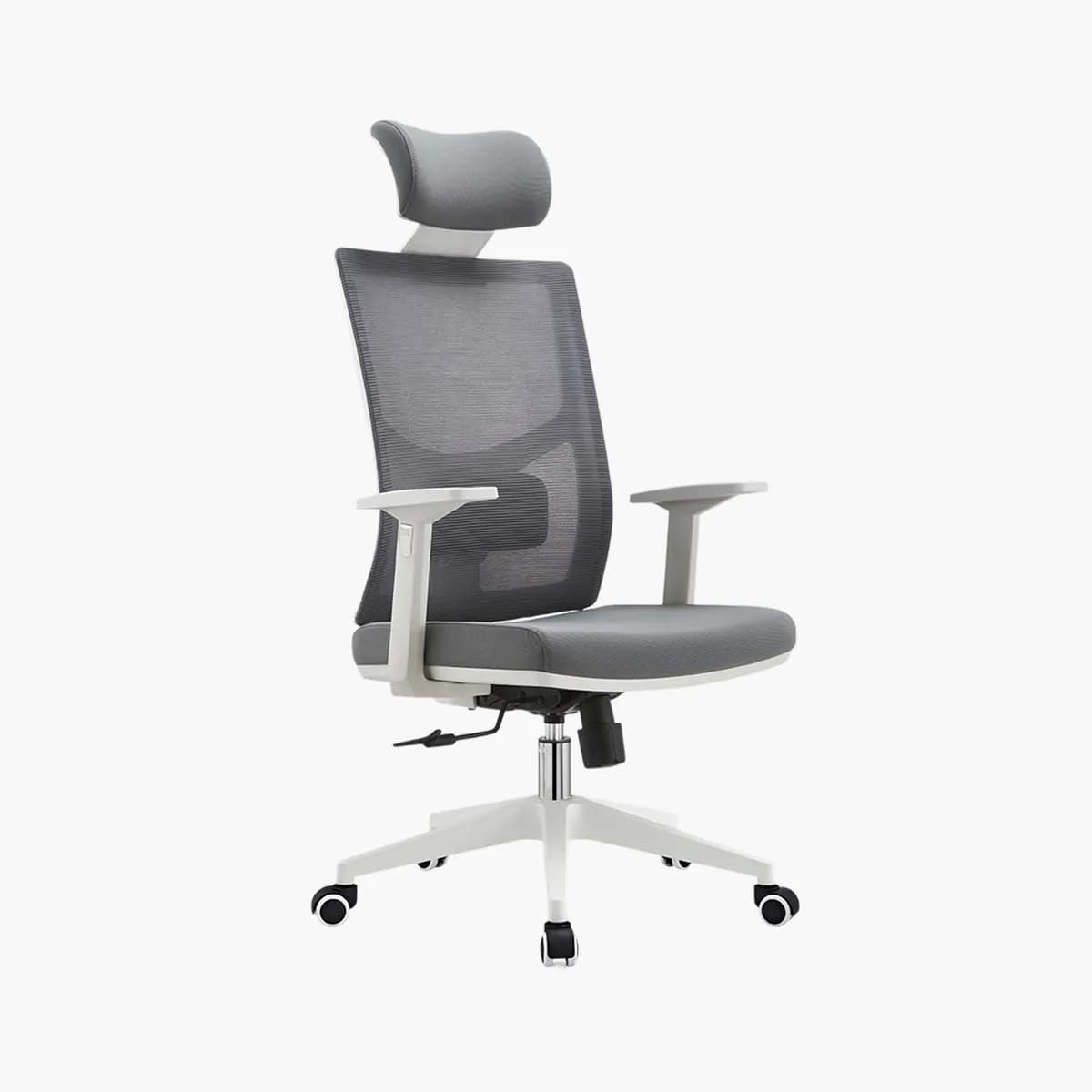 Ergonomic Office Chair with Stretchable Footrest, Multi-Function Infinite Tilt Lock