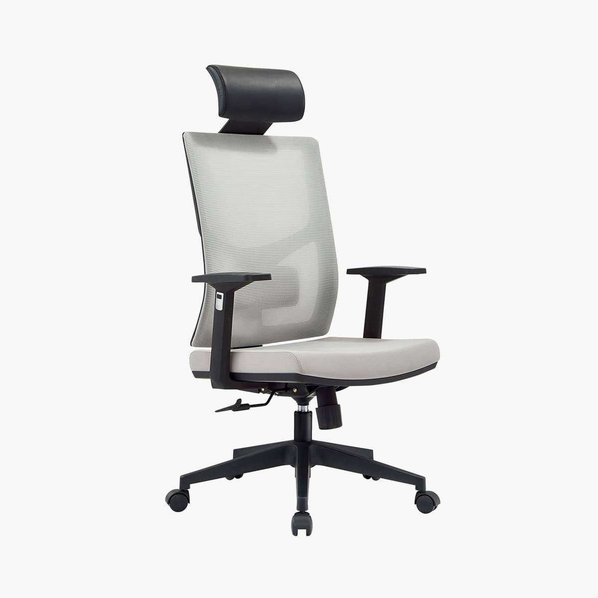 Ergonomic Office Chair with Stretchable Footrest, Multi-Function Infinite Tilt Lock