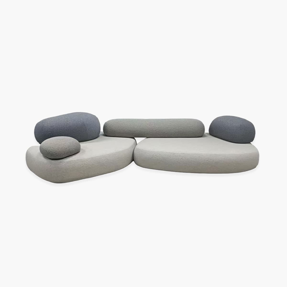 Creative Sofa Design In The Shape Of Pebbles