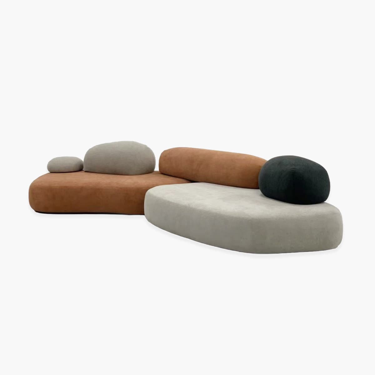Creative Sofa Design In The Shape Of Pebbles