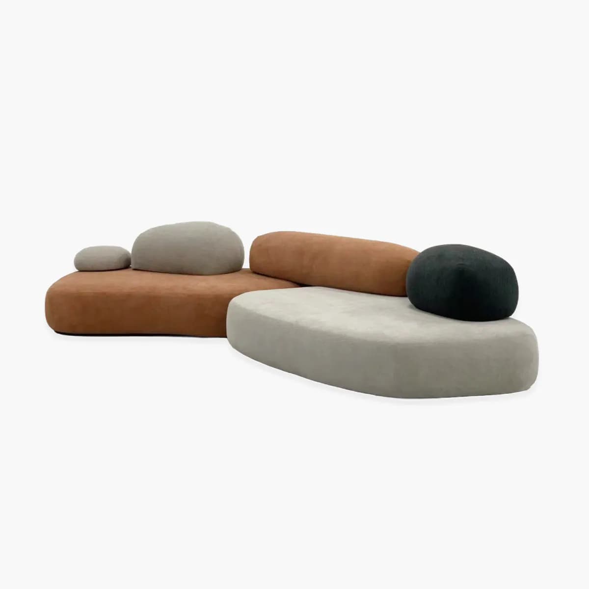Creative Sofa Design In The Shape Of Pebbles