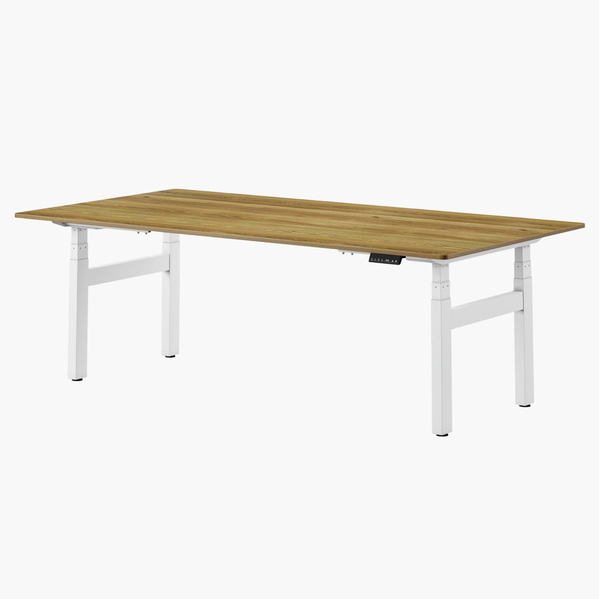 Minimalist 4-Leg Electric Standing Conference Table