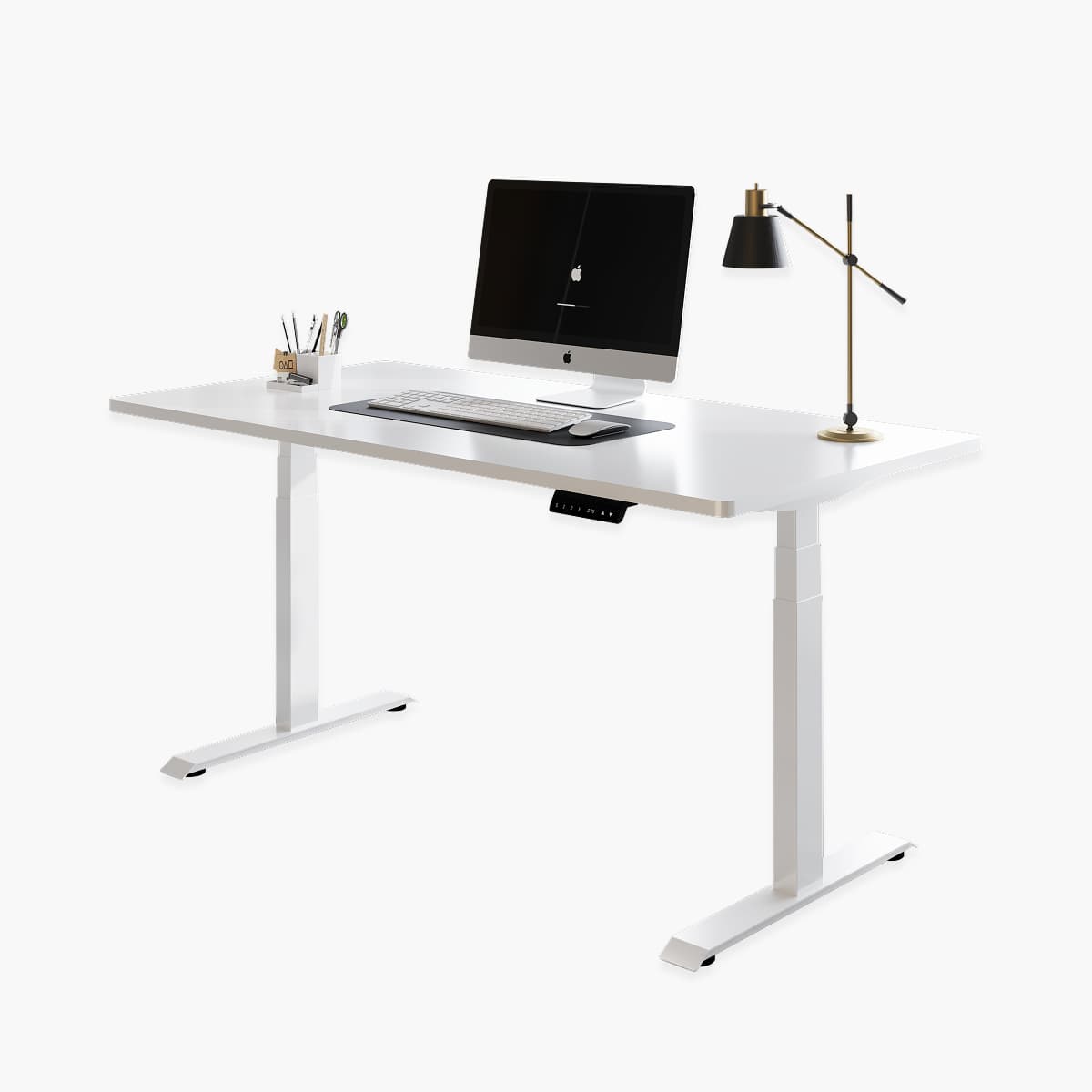 Minimalist Electric Standing Desk Silent Motor & Ergonomic Frame for Home Office