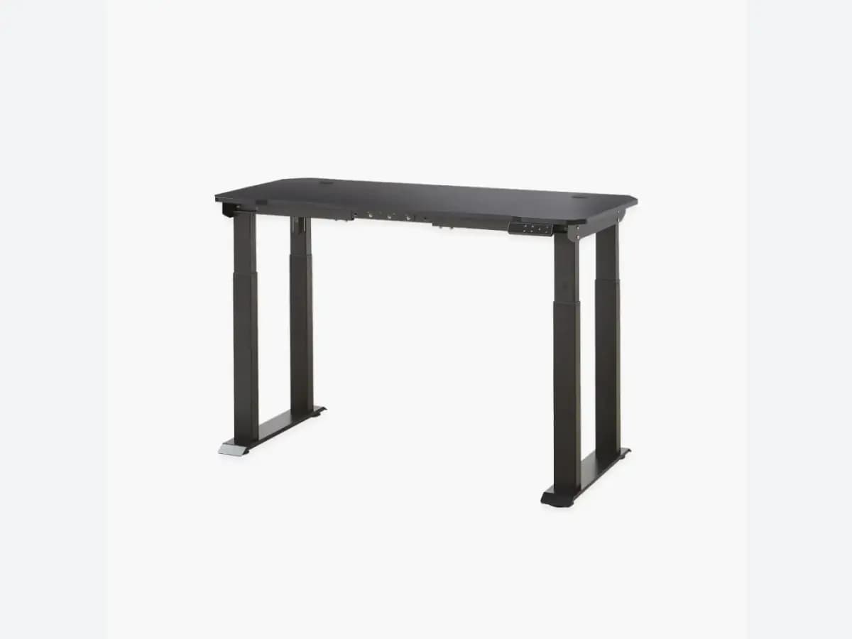 MENBRO four-leg electric standing desk shown against a neutral background for a complete configuration review